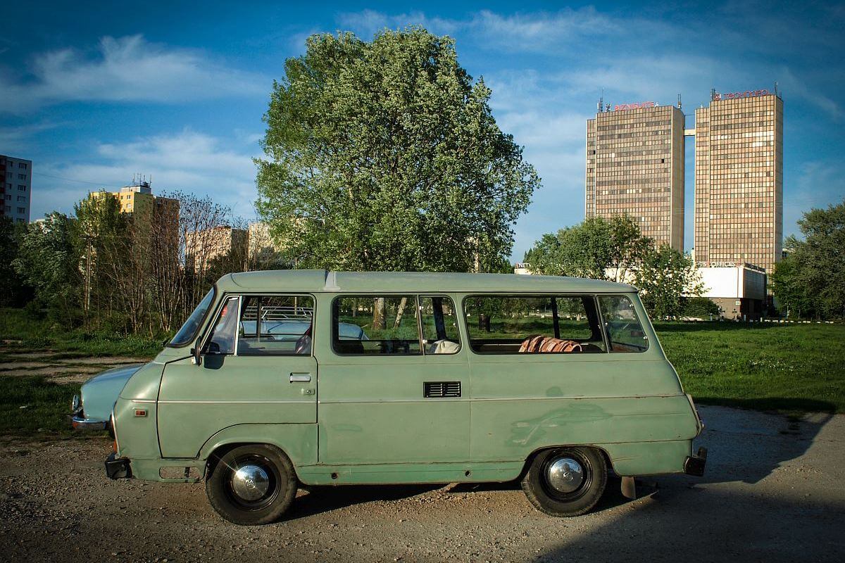 Skoda 1203 retro 8-seater in Bratislava, by Authentic Slovakia Retro 8-seater