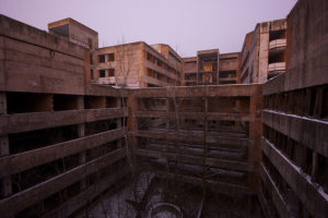 ruins of a hospital