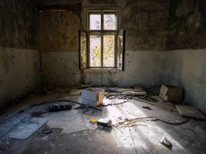 Abandoned Korytnica spa in Central Slovakia