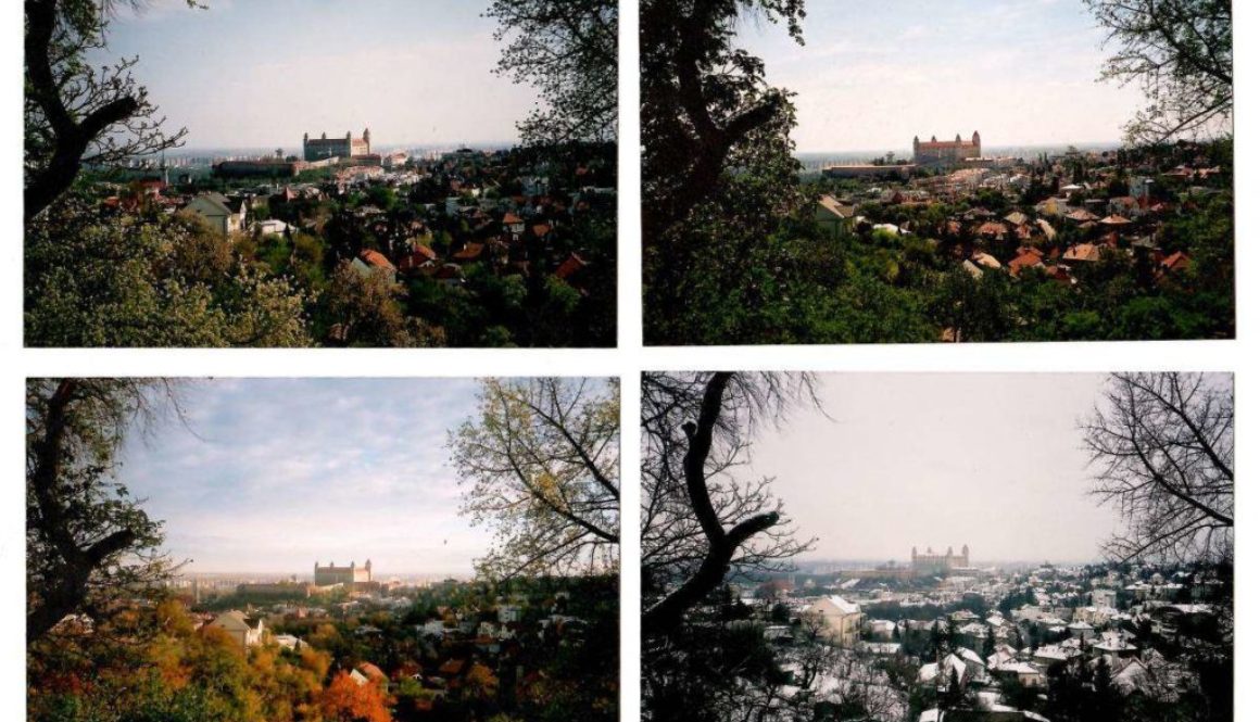 Four seasons in Bratislava