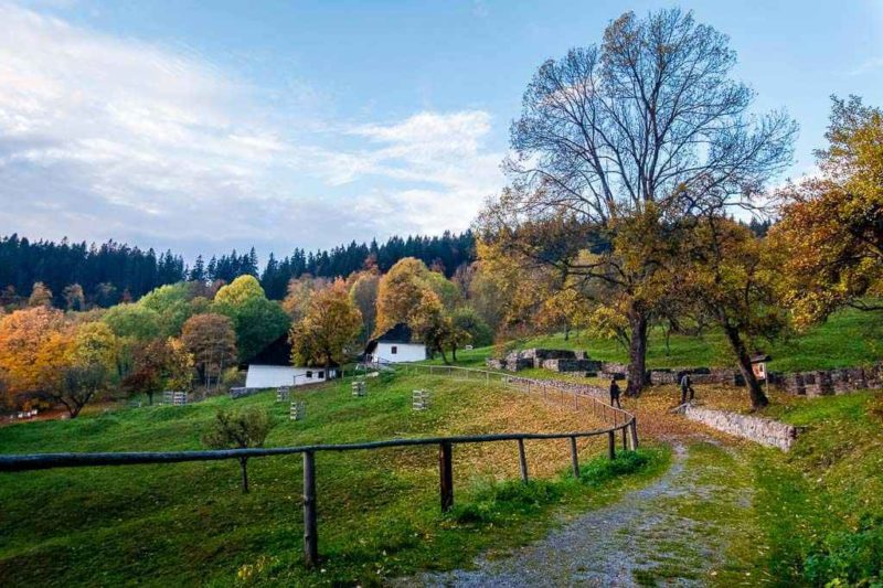 Kaliste Abandoned Village since WWII Central Slovakia